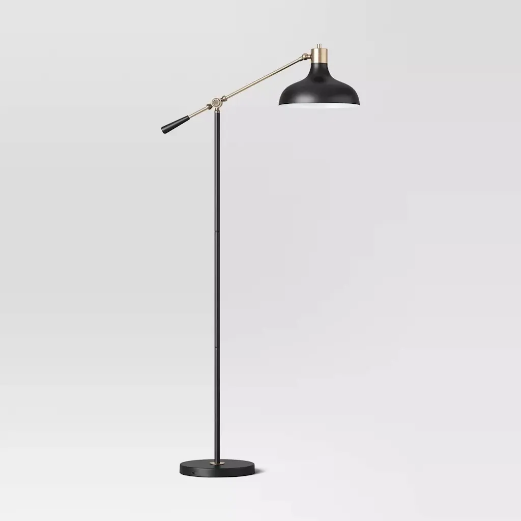 Crosby Schoolhouse Floor Lamp Black - Threshold | Second Story Living